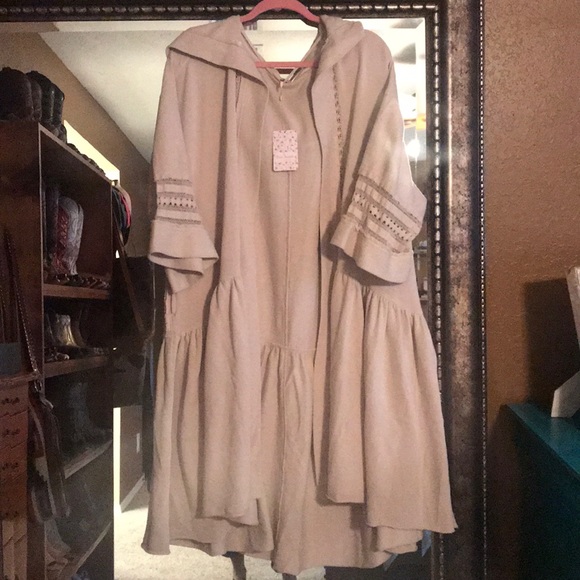 Free People Haley drapey hooded duster - Picture 2 of 11